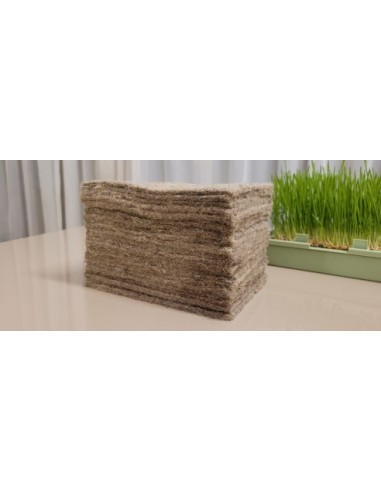 Hemp mats / Hemp hydroponic growing medium